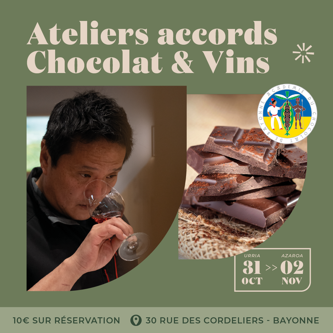 Ateliers accords Chocolats & Vins