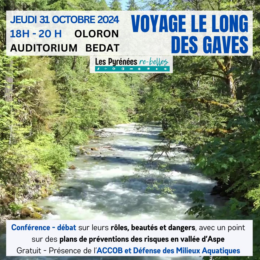 Conférence-débat "Voyage le long des gaves"