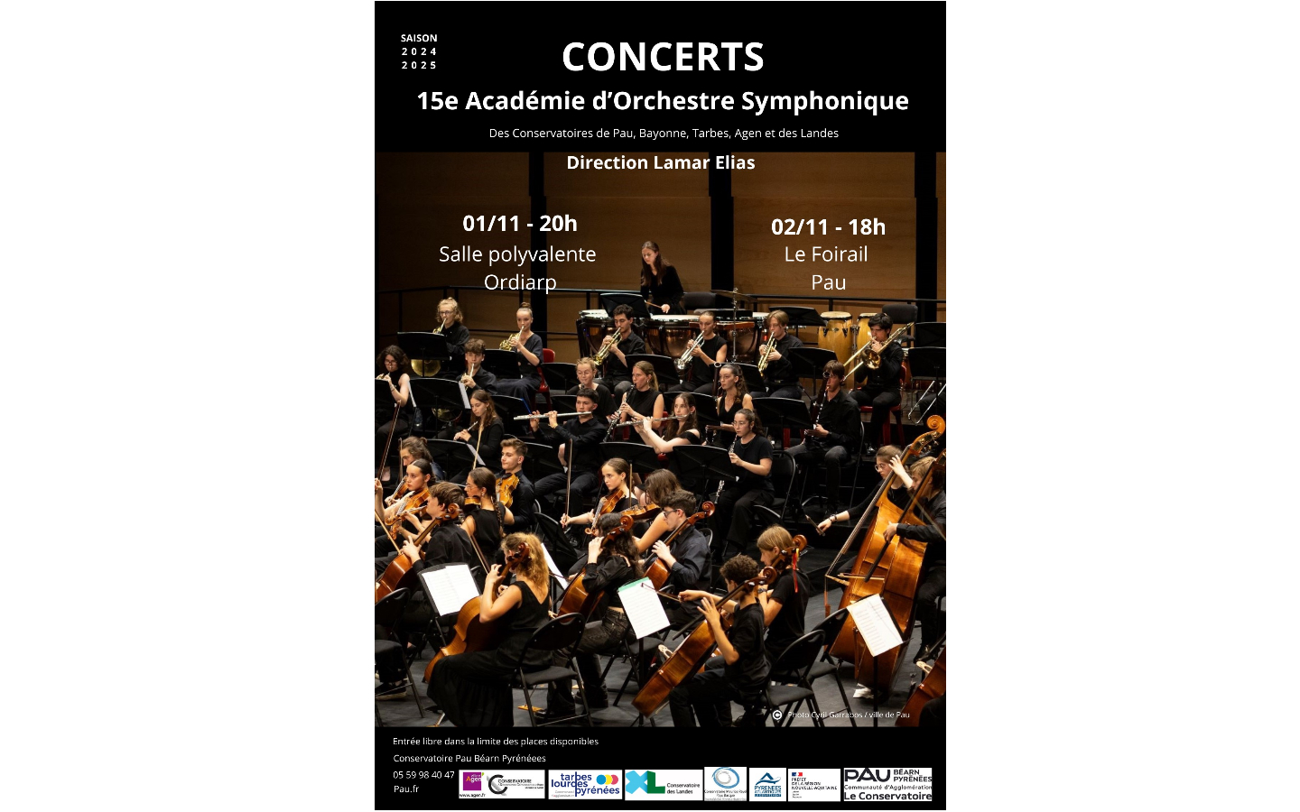 Concert classique : 15e Académie d’Orchestre S ...